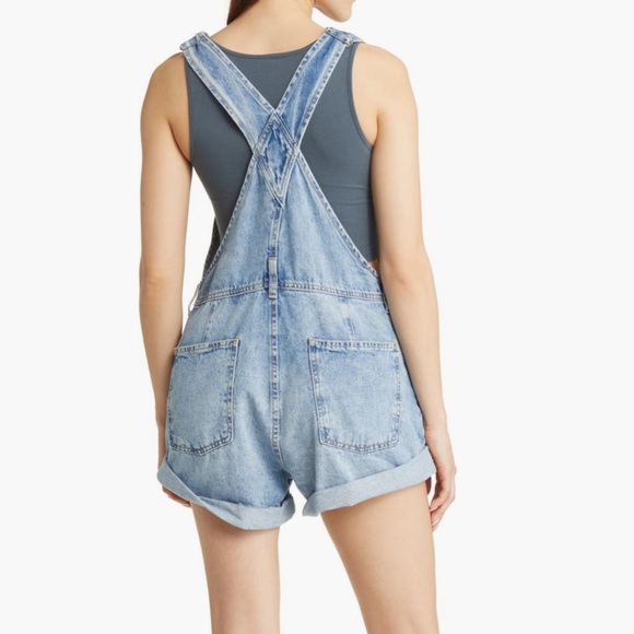 Free People Ziggy Shortalls Overalls size Small - Picture 5 of 7